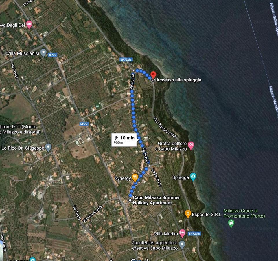 Capo Milazzo Summer Holiday Apartament Exterior foto